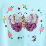 Baogaier Girls Sweatshirt Cotton Long Sleeve T Shirts Jumper Crew Neck Casual Kids Clothes Soft Comfort Breathable Toddler Cute Animal Print Pattern Pullover Tops Girl Clothing Age 2-7 Years - Image 5