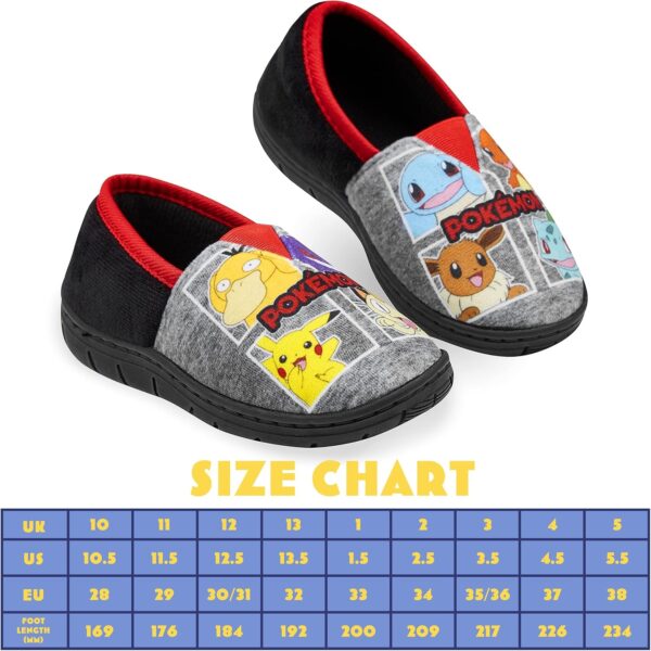 Pokemon Boys Slippers Boot Slippers Pikachu Bulbasaur Soft Kids Shoes Non Slip House Shoes Anime Gifts for Boys - Image 7