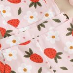 Toddler Kids Baby Girl Floral Overalls Shorts with Pocket Suspender Trousers Summer Clothing Outfits - Image 6