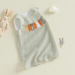 Toddler Baby Boy Ovrealls Outfit Bunny Jumpsuit Sleeveless Newborn Summer Spring Clothes Bodysuit - Image 2