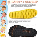 Water Shoes Kids Boys Girls Beach Shoes Kids Aqua Swimmming Shoes Pool Barefoot Shoes Quick Dry Lightweight Kids Surfing Diving Shoes - Image 3