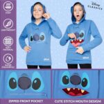 Disney Stitch Hoodie for Girls Teens, Warm Hooded Sweatshirt Soft Fashion Jumper Casual Activewear Long Sleeve Pullover Stitch Gifts - Image 3