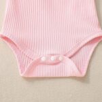 Loodgao Baby Girls Summer Outfits Sleeveless Ruffles Romper + Camo Bloomers + Headband Clothes Set - Image 4