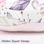 Newborn Lounger Cover for Boys Girls, Soft Comfortable Baby Lounger Cover 1 Pack Reversible Removable Fleece Slipover for Infant Lounger Pillow, Stylish Floral (Cover Only) - Image 7
