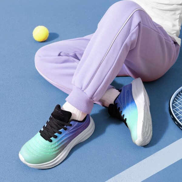 DREAM PAIRS Trainers for Boys Girls Lace-up Athletic Sneakers Durable Kids Running Shoes - Image 5