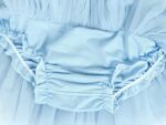 Eledobby Baby Girls Tutu Skirt with Diaper Cover 2 Pieces Newborn Pleated Tulle Skirts Headband Set Layered Bloomers Toddler Clothes for Birthday Photography Blue 0-6 Months (A01402-Blue-S-EUK11) - Image 5