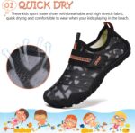 Water Shoes Kids Boys Girls Beach Shoes Kids Aqua Swimmming Shoes Pool Barefoot Shoes Quick Dry Lightweight Kids Surfing Diving Shoes - Image 2