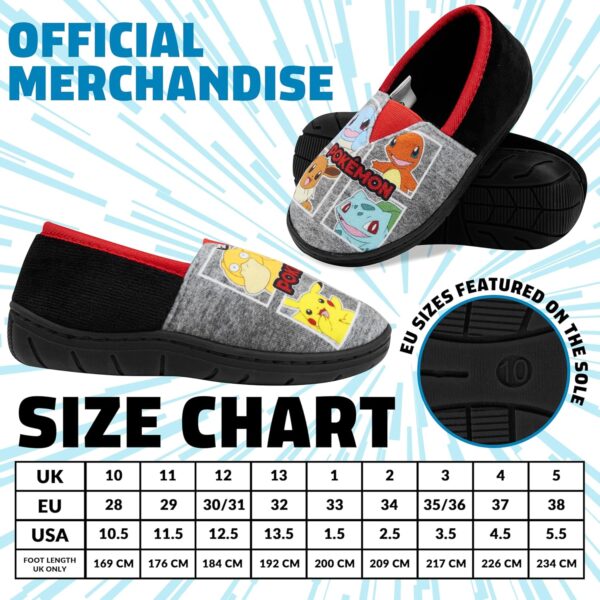 Pokemon Boys Slippers Boot Slippers Pikachu Bulbasaur Soft Kids Shoes Non Slip House Shoes Anime Gifts for Boys - Image 6