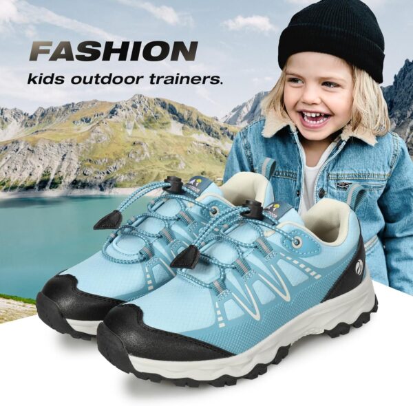 Unisex Kids Trainers Boys Girls Non-Slip Walking Shoes Breathable Low-Top Sneakers Road Trail Running Shoes Size 11.5UK Little Kids-5UK Big Kids - Image 6