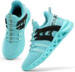 Kricely Boys Kids Trainers Boys Tennis Shoes Girls Running Walking Shoes School Gym Sports Trainers Breathable Lightweight Sneakers