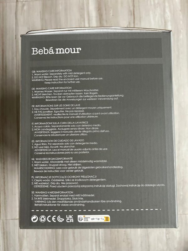 Bebamour Baby Carrier Newborn to Toddler Baby Carrier Hipseat 0-36Months with Head Hood, 3 PCS Teething Pads, Waist Extender, Light Grey - Image 15