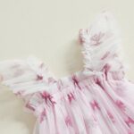 BYUSBAYA Toddler Girls Valentines Tutu Dress Sleeveless Heart Print Layered Ruffles Tulle Cake Dress Wedding Ball Gown Dress - Image 4