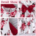 Kunyeah Toddler Girls Dress with Cardigan Set Little Girl Floral Sleeveless Dress Ruffle Coat Baby Long Sleeve Outfit - Image 5