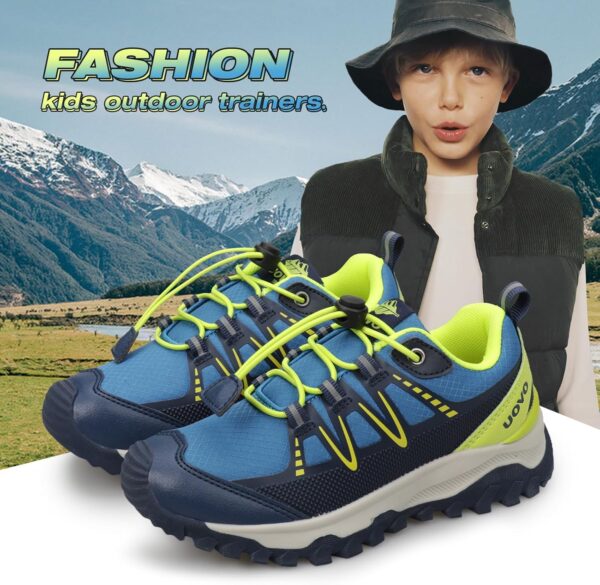Unisex Kids Trainers Boys Non-Slip Walking Shoes Breathable Low-Top Sneakers Road Trail Running Shoes Size 12.5UK Little Kids-5.5UK Big Kids - Image 6