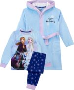 Disney Girls Pyjamas and Dressing Gown Set Frozen