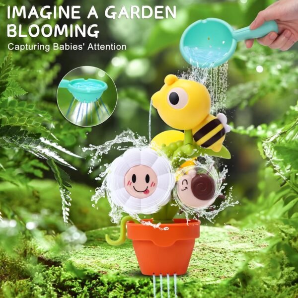 SOLMAN Bath Toys for 1 2 3 4 Years Old,Baby Bath Toys 6-12-18 Month,Toddler Bath Toys for 1-3 Year Old Girls Boys Gifts,Toys for 1 2 3 Year Old Boys Girls,Sensory Bath Toys for Baby Toy 6 to 12 Month - Image 5