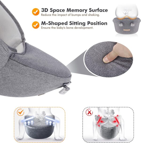 Baby Carrier Newborn Carrier Advanced 6-in-1 Carrier Multifunction Toddler Carrier Ergonomic - Image 7