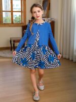 BONNY BILLY Girls Clothing Set 2 Pieces Long Sleeve Cardigan + Sleeveless Floral Print Dress Sets and Outfits - Image 2