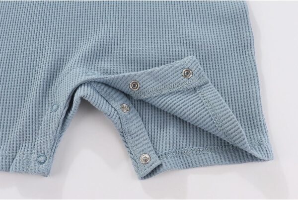 JELYLOVE Unisex Short Sleeve Baby Romper 2 Pack Cotton Solid infant Boy Girl Jumpsuits Soft New Born Clothes - Image 6