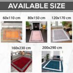 renoazul® Shaggy Washable High Pile Bordered Rug, 160 x 230 cm, Trani Silver, Shaggy Area Rug for Baby Room, Nursery or Kids Room - Image 6