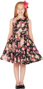 BlackButterfly Kids 'Audrey' Vintage 50's Girls Dress - Image 3