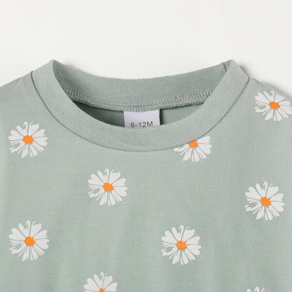 Toddler Baby Girls Summer Clothes Infant Shorts Sets Short Sleeve Outfits 6 Months-5 Years - Image 3