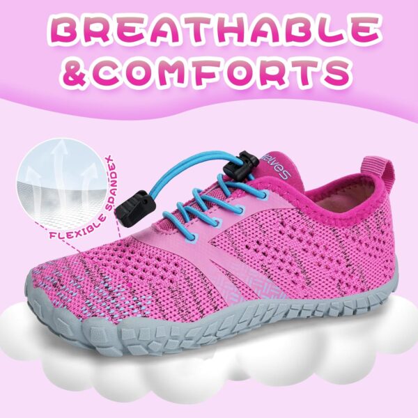 Water Shoes Barefoot Kids Boys Girls Toddlers Aqua Swimming Wet Reef Shoes for Beach Pool Water Sport Quick Drying - Image 2