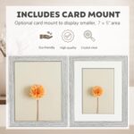 Picture Frame 8 x 10, Light Grey, Pack of 3, Freestanding and Wall Mountable, 20 x 25 cm, 10x8 Picture Frames, Grey 8x10 Photo Frames, 8x10 Photo Collage Gallery Display - Image 4