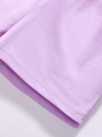 TCWWBB Toddler Girls Summer Short Outfits Clothes Set Kids Unicorn Bunny Animal Print Short Sleeve Cotton T-Shirt Dresses Tops and Shorts 2 Piece Crewneck Sleeveless Clothing Set Age 1-7 Years Old - Image 7