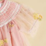 Infant Baby Girl Romper Dress Newborn Baby Girls' Bodysuits Flower Embroidery Jumpsuit Skirt Tulle Princess Dress A-Line Pageant Baptism Wedding Birthday Party Dress - Image 6