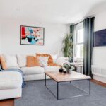 FVVRAX Area Rugs Living Room Rug, Soft Fluffy Shaggy Bedroom Rug Floor Carpet with Durable Anti-slip Backing, Carpets for Kids Girls Dorm Nursery Bedside Rug, 92x153cm, Grey - Image 3