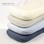 Termichy Baby Lounger Covers for Newborns: Muslin Lounger Pillow Covers Fit for Snuggle Me for Cozy Naps at Home or On The Go – Must Have Baby Nest Lounger Sheets for Toddler Girl Boy 0-12 Months - Image 6
