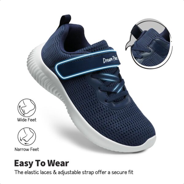 DREAM PAIRS Boys Girls Breathable Tennis Running Shoes Athletic Sport Sneakers - Image 3