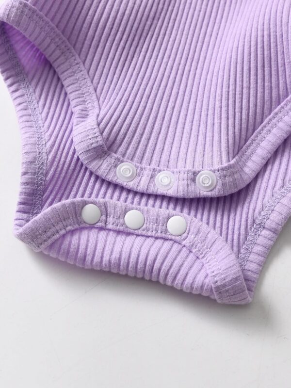 Zoputey Infant Baby Girl Clothes Bow Tops + Flared Pants Cute Outfit Set for Baby Girl - Image 4