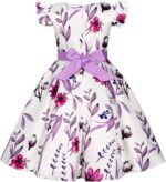 Cichic Girls' Party Flower Wedding Elegant Formal Dress 2-10 Years - Image 2