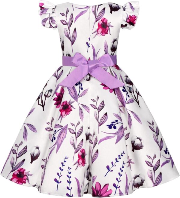 Cichic Girls' Party Flower Wedding Elegant Formal Dress 2-10 Years - Image 2