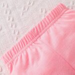 Newborn Baby Girl Clothes Set, Long Sleeve Outfits Ruffle Top and Trousers, T-shirt with Bowknot and Trousers with Butterfly, Baby Girl Outfit for 6-36 Months Baby Girl, Pink - Image 7