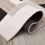 Hafaa Rugs Living Room - Area Rugs for Bedroom Modern Floor Carpet - Geometric style Durable Soft Touch Non Shedding Small Floor Rug Easy to Clean(40 x 60Cm, Milo Neutral) - Image 5