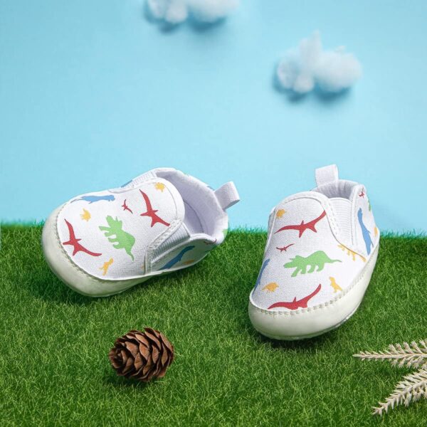 CENCIRILY Baby Boy Girl Sneaker Breathable Lightweight Anti-Slip Soft Sole First Walking Trainer Newborn Crib Shoes for 0-18 Month - Image 4