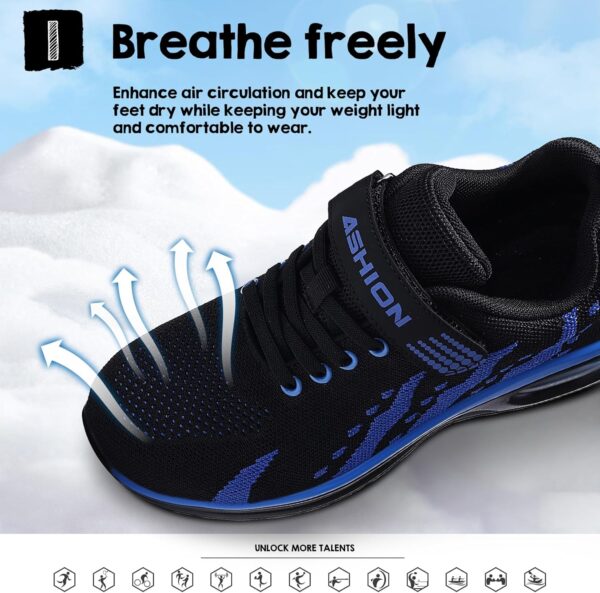 ASHION Boys Trainers Kinder Sneakers Turnschuhe Running Shoes Fitness Lightweight Casual Jogging Shoes - Image 3