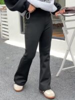 JiaYouLC Girls Flared Leggings, Kids High Waisted Dance Yoga Pants for Ages 5-14 - Image 7