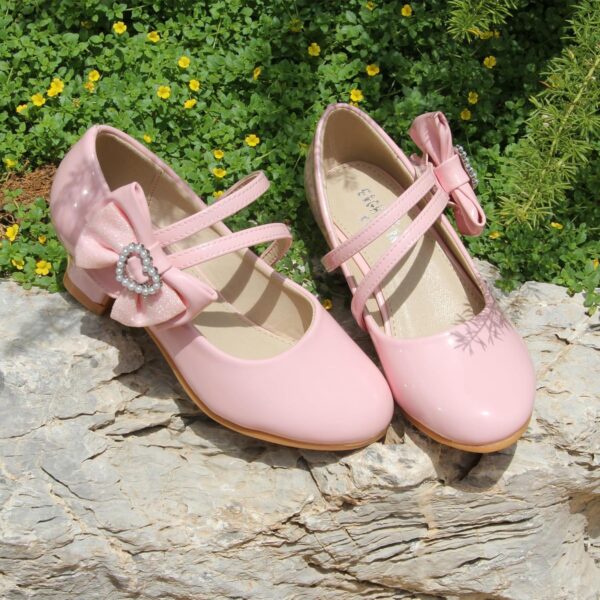 Princess Dress Up Shoes Girls' Mary Jane Shoes - Girls Party Pumps - Flower Girl Wedding Party Girls Sparkly Shoes - Image 7