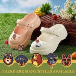 UYGTHI 21PCS Shoe Charms for Kids Teens Boys Girls Men Women - Cute Animal Shoe Decorations, Dog-Themed PVC Shoe Accessories for Sandals, Perfect Party Favors, Birthday Gifts, Holiday Decorations - Image 4