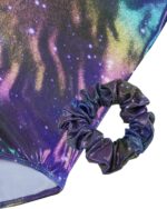 JiAmy Gymnastics Leotards for Girls Cross Back, Long Sleeve Sparkly Dance Biketards with Shorts Ballet Outfit for 3-12 Years - Image 6