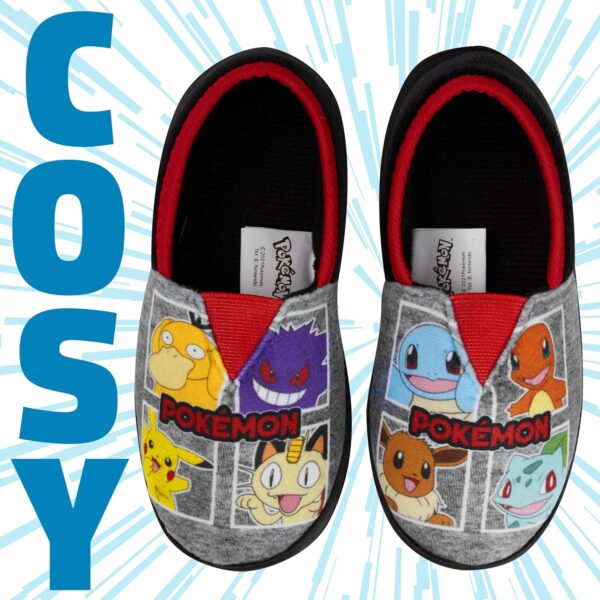 Pokemon Boys Slippers Boot Slippers Pikachu Bulbasaur Soft Kids Shoes Non Slip House Shoes Anime Gifts for Boys - Image 5