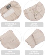 Lilax Toddler & Little Boys Suit Set, Formal Suit Vest, White Dress Shirt, Dress Pants and Bowtie 4 Piece Suit Set - Image 3