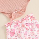 Baby Girls Romper Outfit Long Sleeve Bodysuit Floral Pants with Headband Set 3Pcs Newborn Clothes for Baby Girl 0-18 Months Fall Spring Winter - Image 5