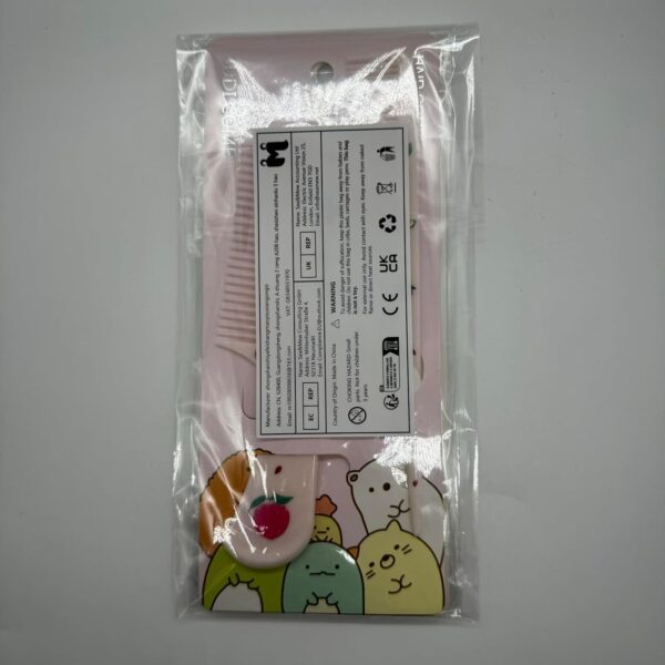 MEGAVOW 4 Pcs Girls Boys Hair Brush and Comb Set, Cute Styling Childrens Comb Hairbrushes Hairdressing Rat Tail Brush for Toddler Child's Hair - Image 9