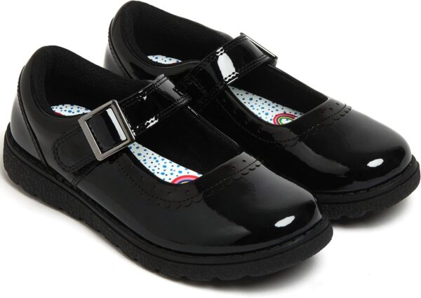 Harry Bear Girls School Shoes Rainbow - Image 2