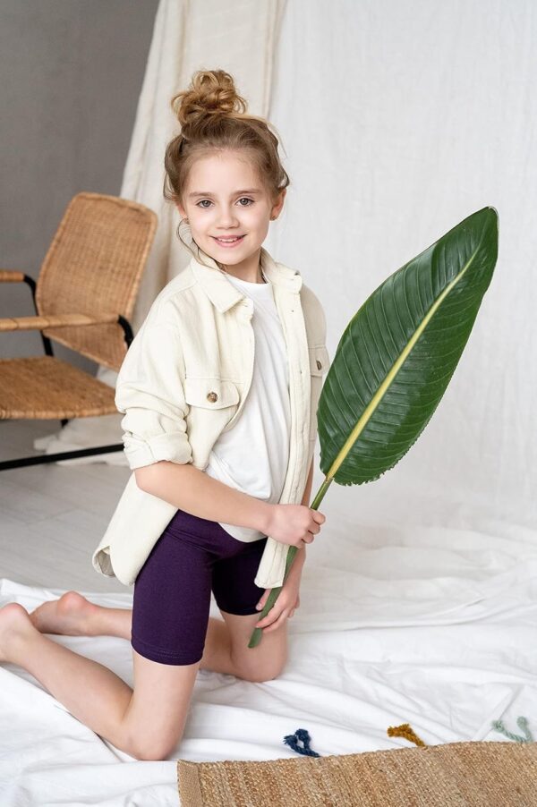 SOFTSAIL Girls Leggings Cycling Shorts Short Cotton Sport Dancing Gymnastic Breathable Comfy Stretchable - Image 8